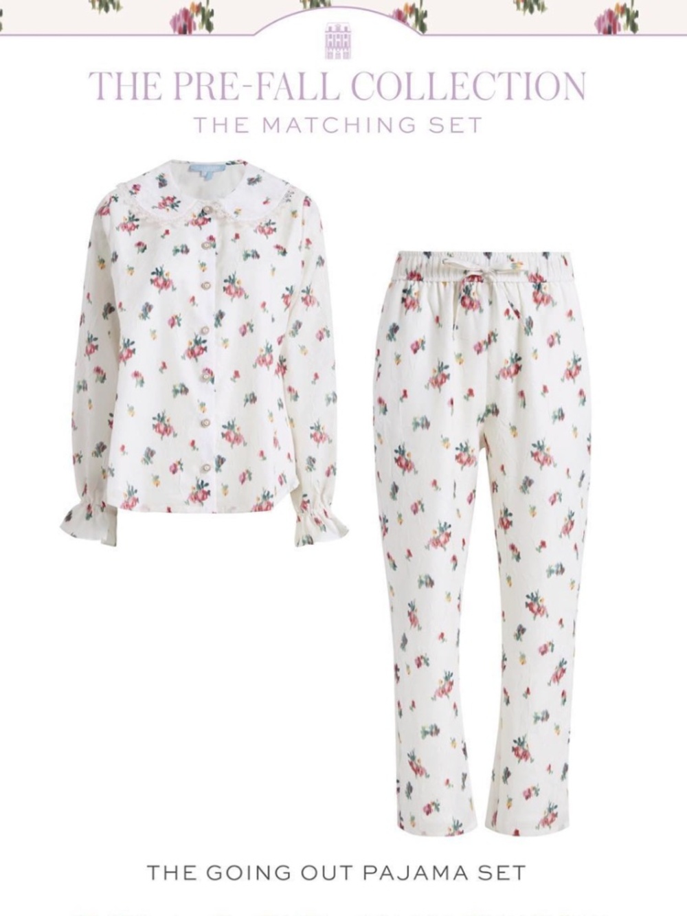 Hill House Home Rosemary Going Out Pajama Set XL